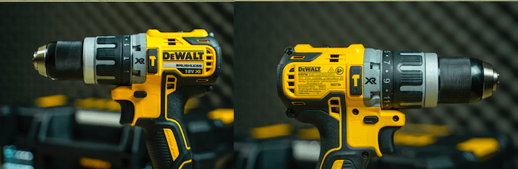 Máy khoan vặn vít động lực pin Dewalt DCD785N-KR 18V được trang bị hộp số 2 cấp độ giúp người dùng thay đổi lực khoan theo ý muốn