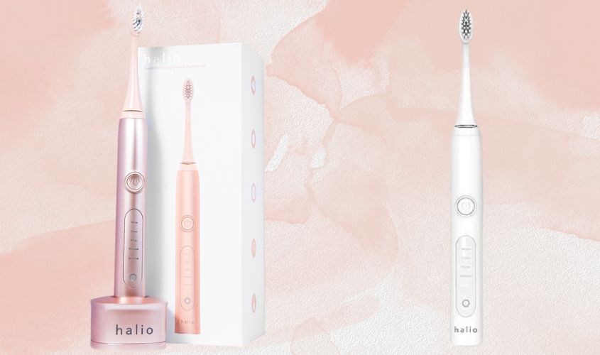Bàn chải điện Halio Sonic Whitening - tặng 1 đầu bàn chải