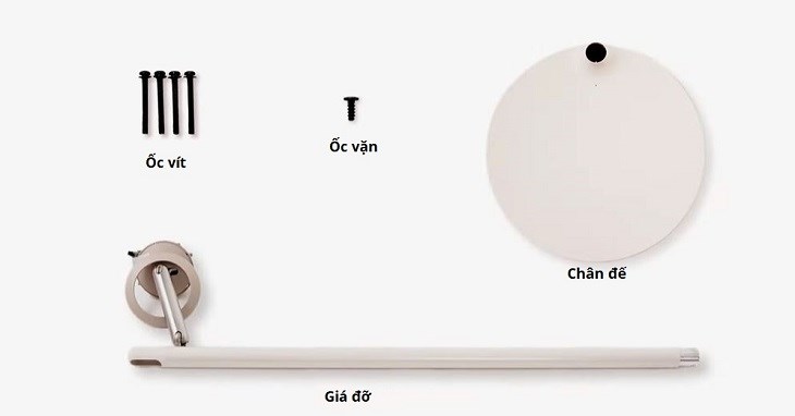 các thiết bị bên trong hộp tivi di động lg standbyme