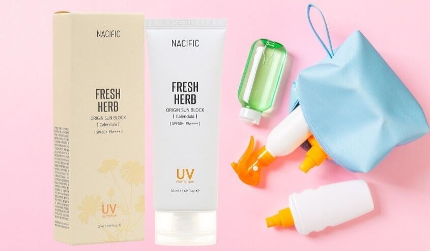 Kem chống nắng làm dịu và phục hồi da Nacific Fresh Herb SPF 50+ PA++++ 50 ml