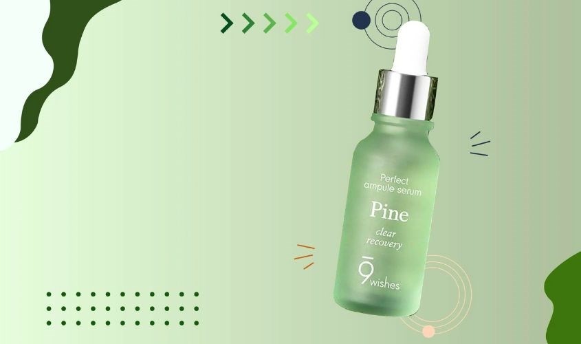 Tinh chất thanh lọc và phục hồi da 9 Wishes Amazing Pine Ampule 25 ml 