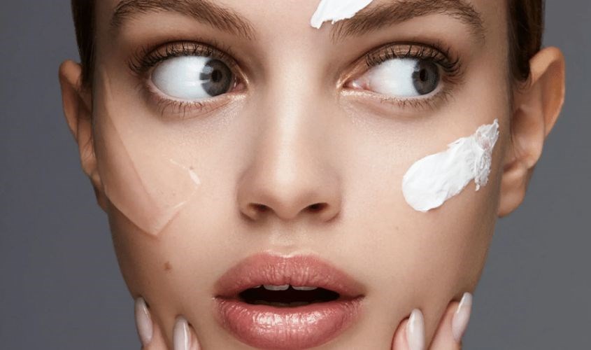 Bôi kem dưỡng có kết cấu mỏng trước, dày sau