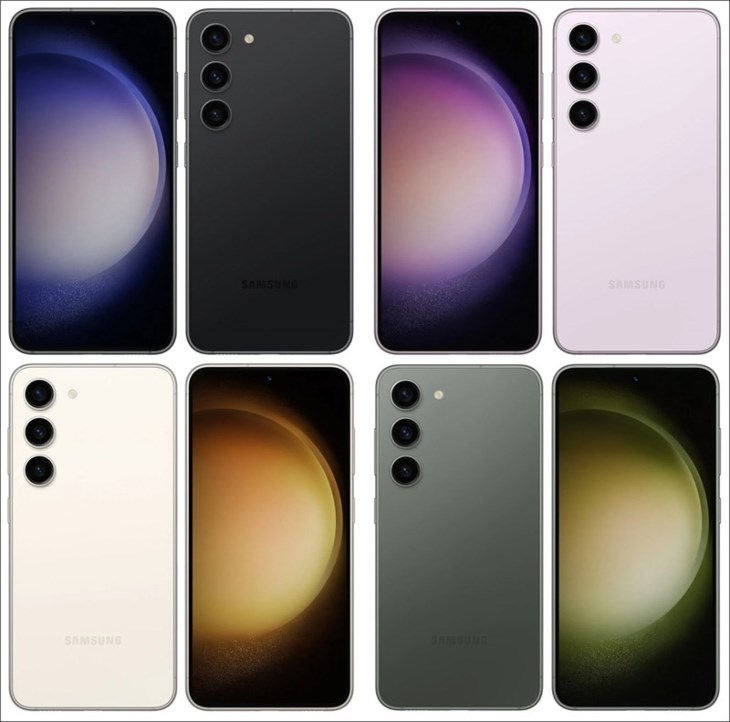 Màu sắc Samsung Galaxy S23