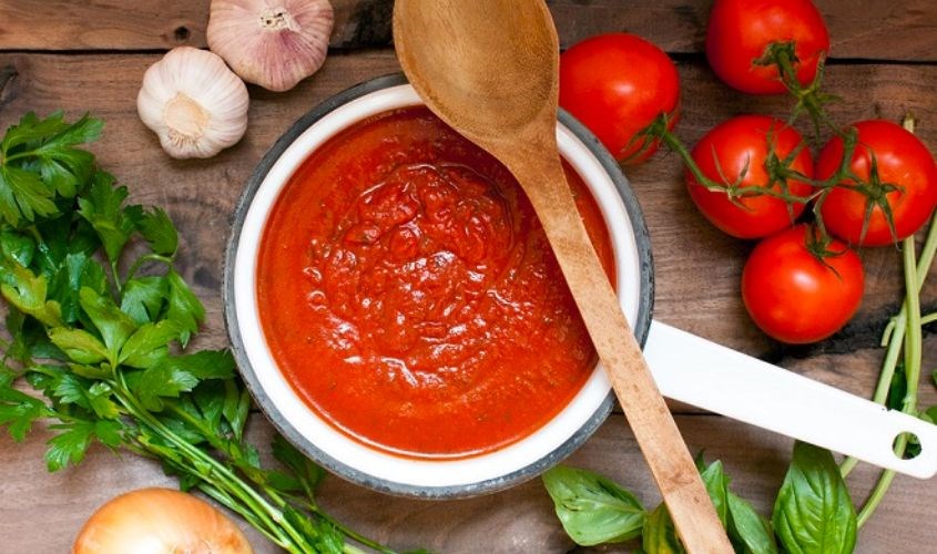 66% cà chua cô đặc và nước