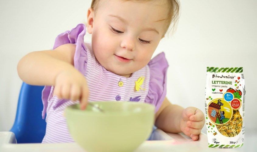 Nui ăn dặm lúa mì semolina và rau củ BioJunior 200g (từ 8 tháng)