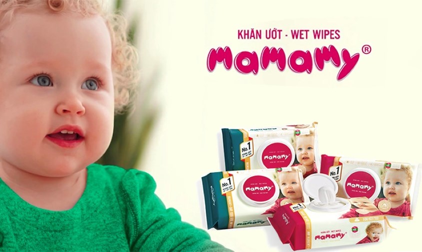 Khăn ướt Mamamy rất an toàn và lành tính cho trẻ sơ sinh