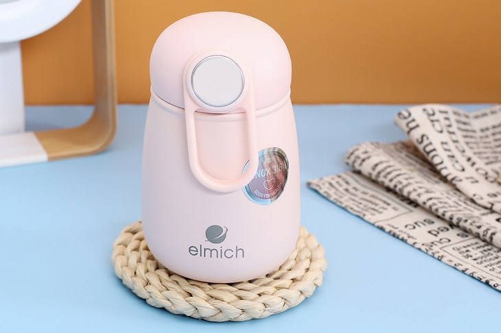 Bình giữ nhiệt inox 300 ml Elmich EL8017 có thiết kế hiện đại, đẹp mắt
