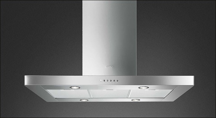Máy hút mùi đảo có công suất hút lớn, phù hợp với các gian bếp có diện tích rộng