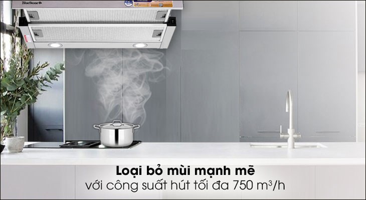 Lựa chọn máy hút mùi có công suất phù hợp với không gian lắp đặt, giúp thiết bị hoạt động hiệu quả