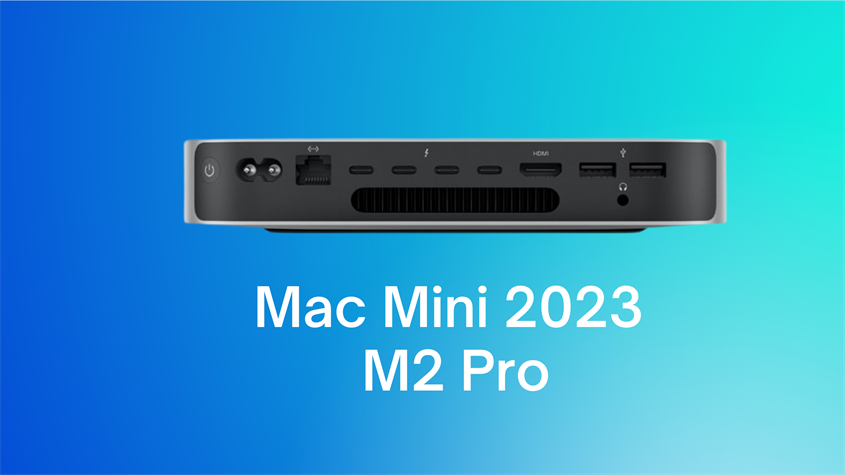 Mac Mini M2 Pro được trang bị thêm 2 cổng Thunderbolt 4
