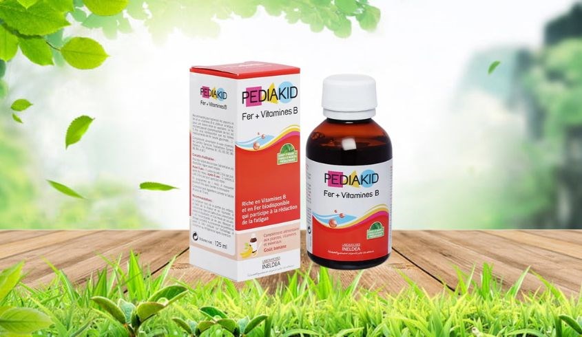 Siro Pediakid Fer + Vitamines B giúp giảm mệt mỏi 125 ml (từ 6 tháng)