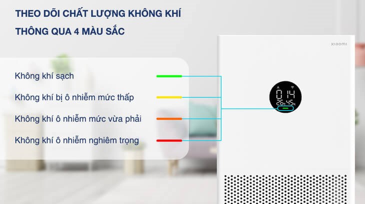 Máy lọc không khí Xiaomi Smart Air Purifier 4 lite trang bị khả năng cảm biến thông minh với giá chỉ 3.990.000 VNĐ (cập nhật ngày 05/2023, có thể thay đổi theo thời gian)