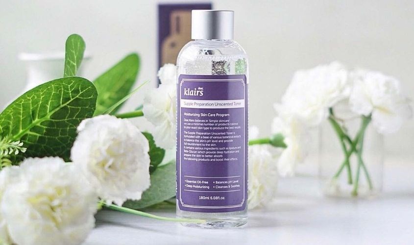 Toner dưỡng ẩm không mùi Klairs Supple Preparation Unscented 180 ml