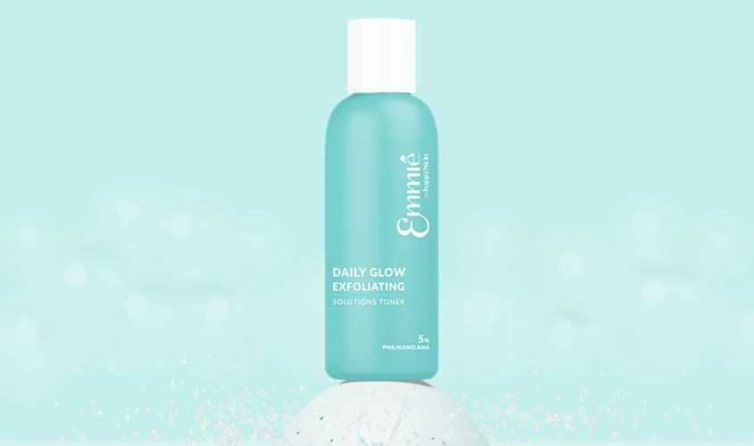 Dung dịch tẩy tế bào chết và cân bằng da mặt Emmié Daily Glow Exfoliating 5% PHA/NANO AHA 230 ml