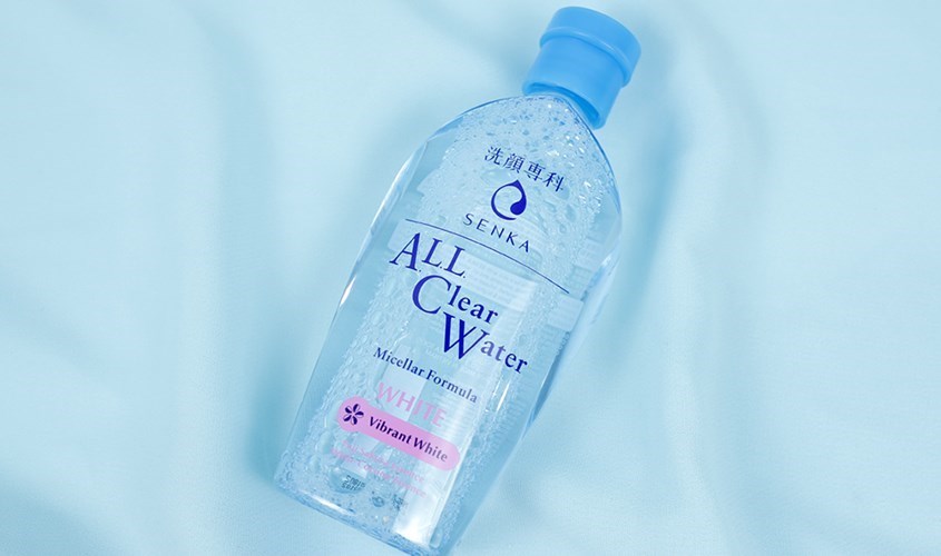 Nước tẩy trang dưỡng trắng Senka All Clear Water Micellar Formula White 230 ml