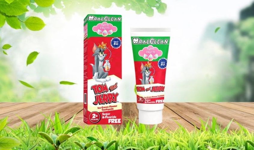 Kem đánh răng cho bé từ 2 tuổi Oral Clean hương kem trái cây 75 ml