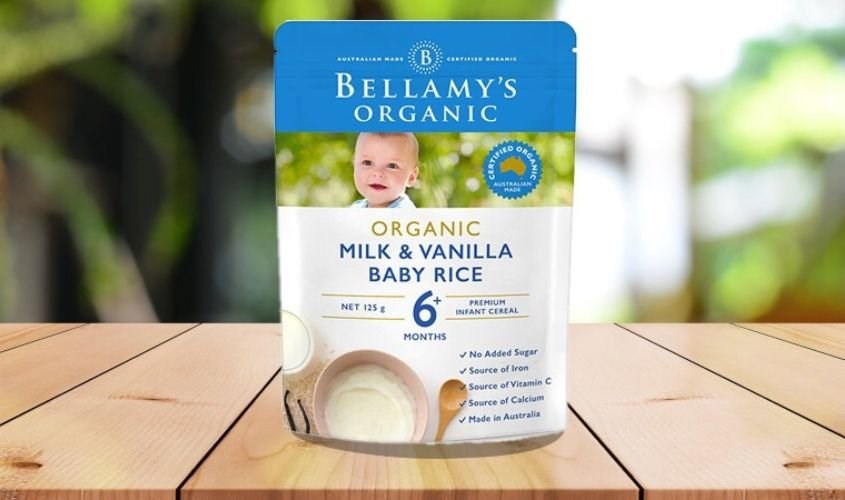 Bột ăn dặm gạo sữa và vanilla Bột ăn dặm gạo sữa và vanilla