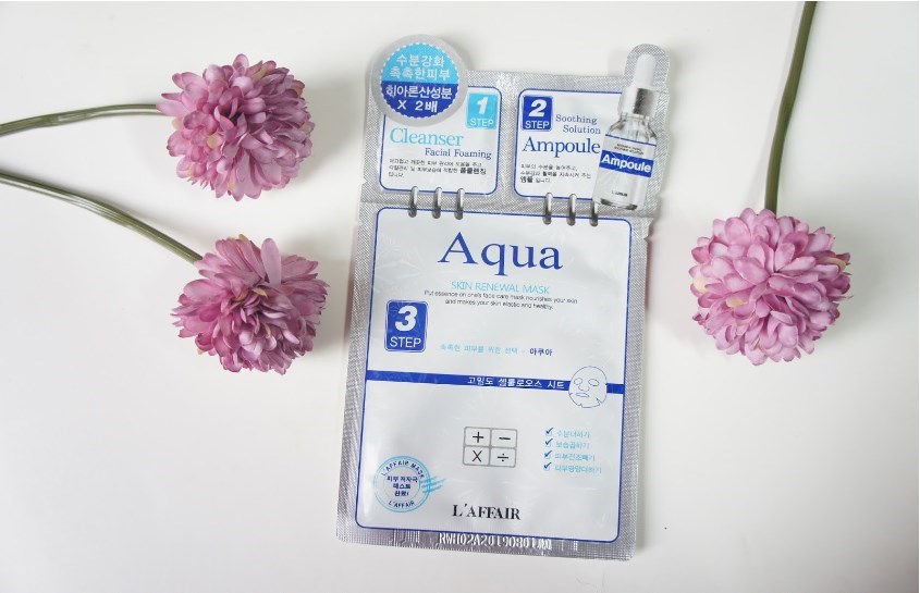 Mặt nạ giấy 3 bước tinh chất Hyaluronic Acid cấp ẩm sâu Rainbow L