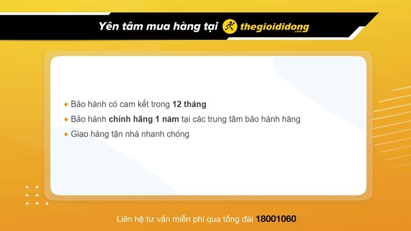 Chính sách bảo hành của Thế Giới Di Động