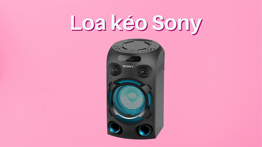 Loa kéo Sony được thiết kế chống nước và bụi theo tiêu chuẩn IP