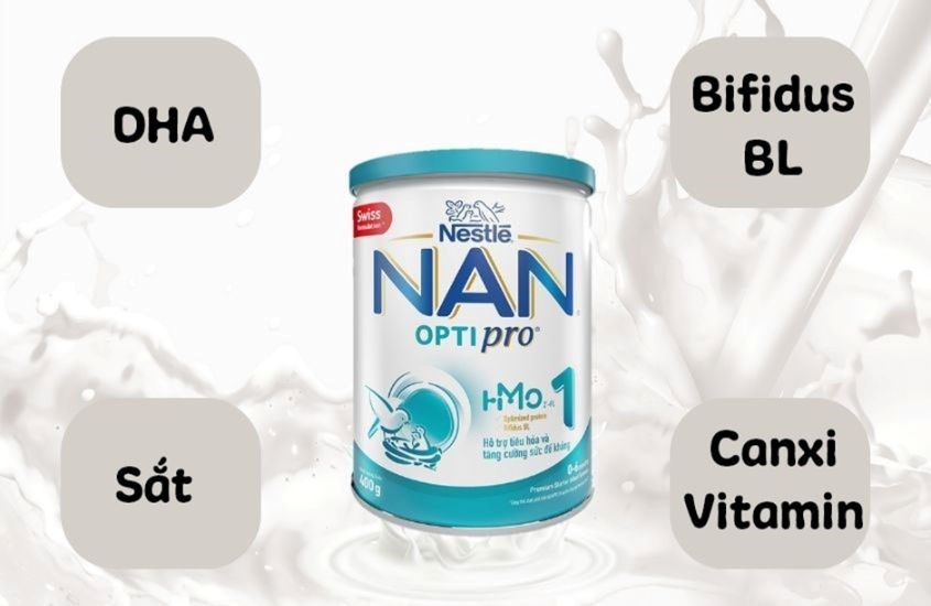 Sữa bột NAN Optipro số 1 400g (0 - 6 tháng)