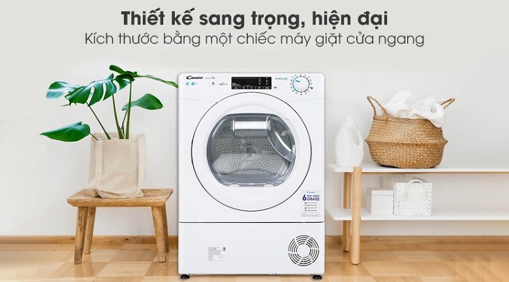 Máy sấy ngưng tụ Candy 10 Kg CSO C10TE-S