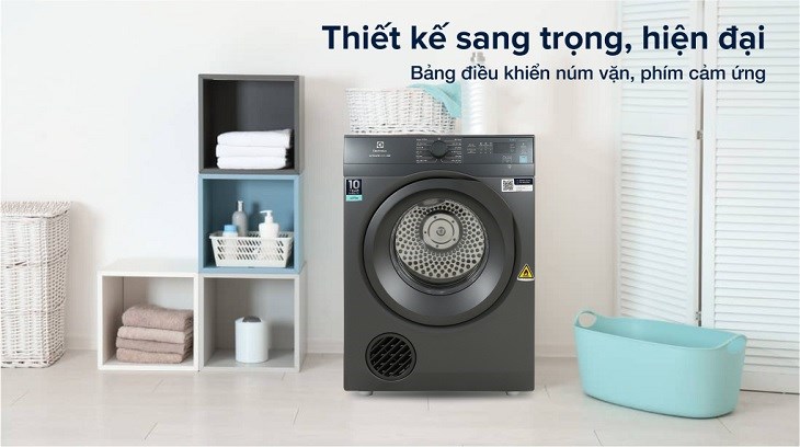 Máy sấy thông hơi Electrolux 8.5 kg EDV854N3SB 