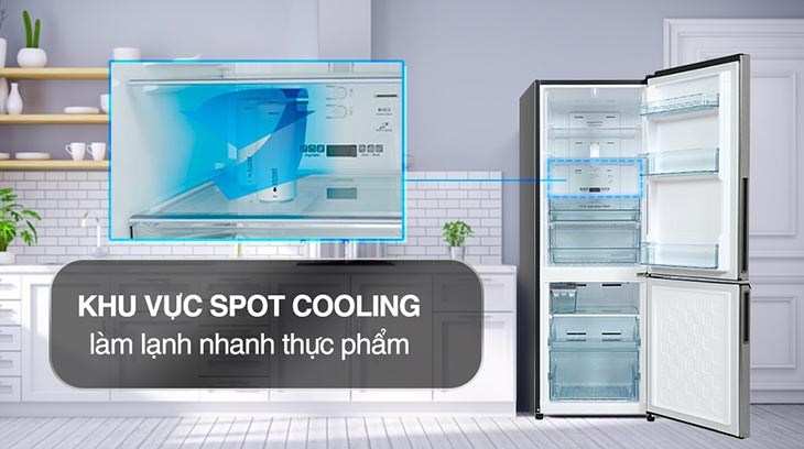 Làm lạnh nhanh Spot Cooling của Hitachi