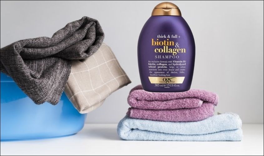 Dầu gội OGX Thick Full Biotin Collagen 385 ml