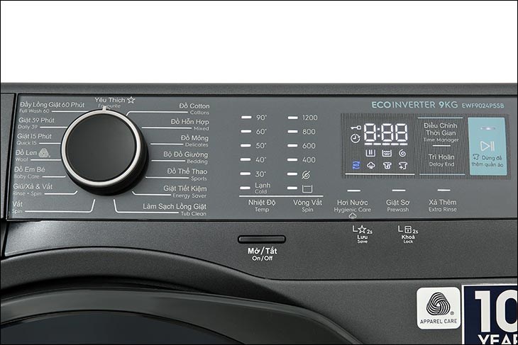 Nguyên lý hoạt động của tính năng hẹn giờ máy giặt Electrolux