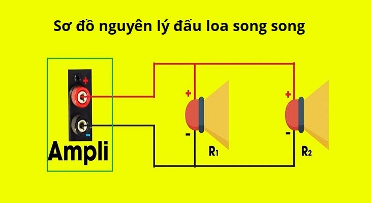 Sơ đồ nguyên lý của đấu dây song song