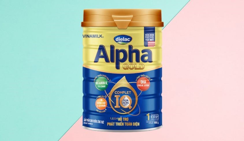 Sữa bột Dielac Alpha Gold IQ số 2 800g (6 - 12 tháng)