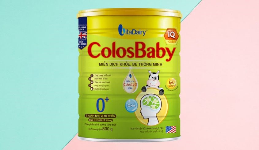 Sữa bột ColosBaby IQ Gold 0+ hương vani 800g (0 - 12 tháng)