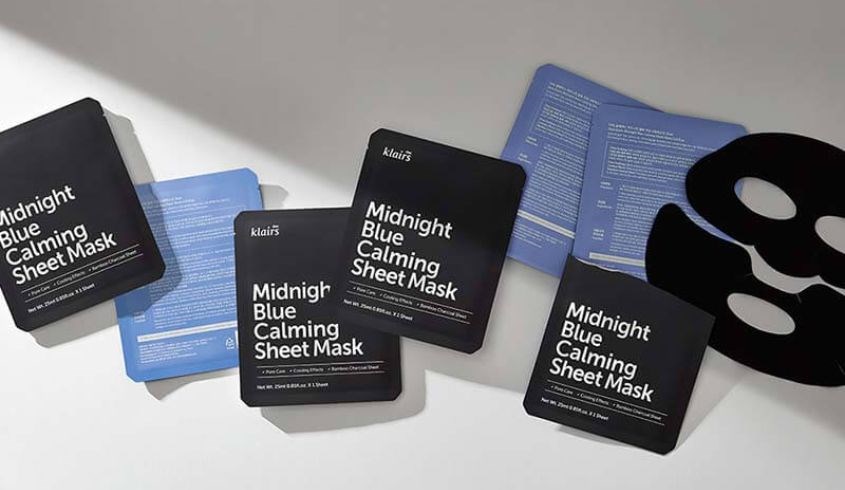 Mặt nạ giấy làm dịu da giảm kích ứng Klairs Midsnight Blue Calming 25 ml