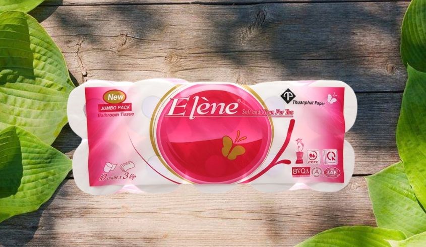 Giấy vệ sinh Elene được nhiều hộ gia đình tin dùng