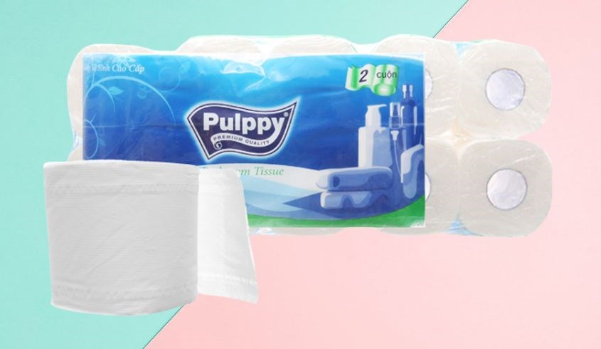 Giấy vệ sinh Pulppy là loại giấy hiện được đa số người dùng ưa thích