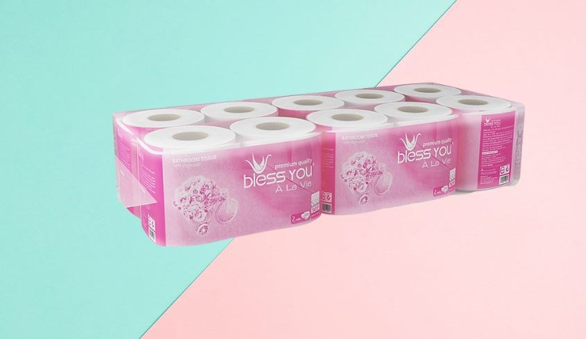 Giấy vệ sinh Bless You được sản xuất dưới công nghệ tiêu chuẩn châu Âu