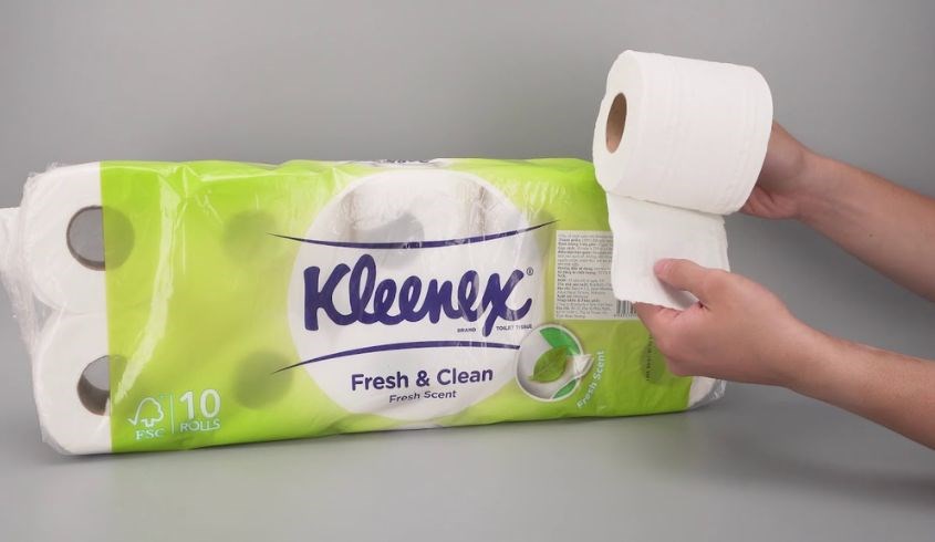 Giấy vệ sinh Kleenex đã được cải tiến về chất lượng 