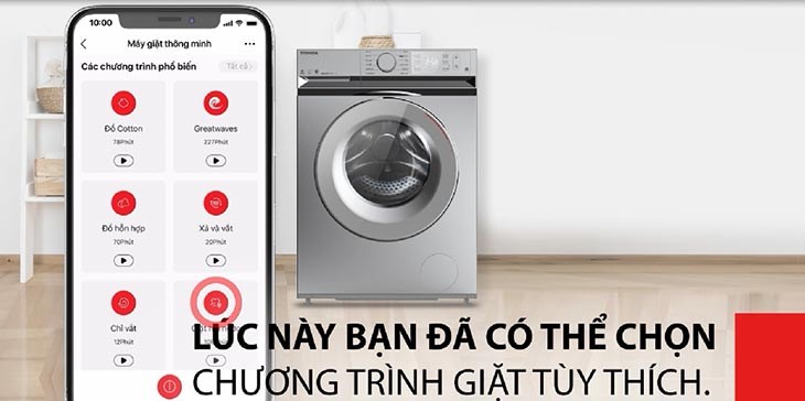 Chọn chương trình giặt phù hợp nhu cầu sử dụng