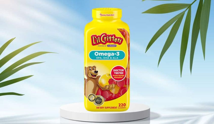 Viên nhai vitamin tổng hợp Lil Critter Gummie Vite có hình dạng dễ thương