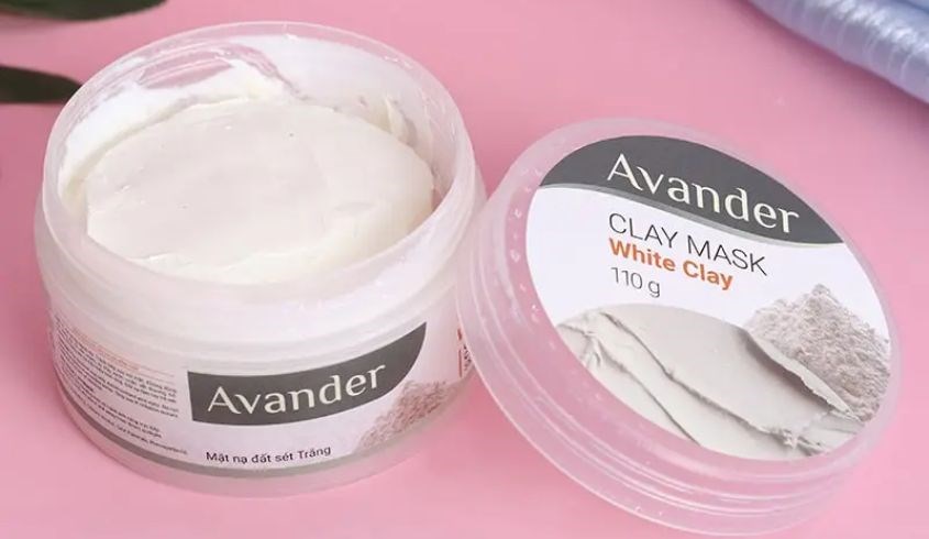 Mặt nạ đất sét trắng làm sạch sâu, dưỡng sáng da Avander 110g (Hũ)