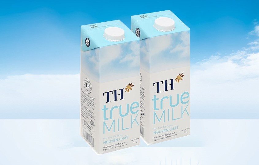 Sữa tươi TH true MILK không đường 1 lít