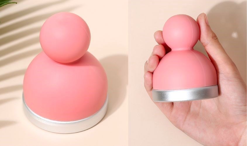 Cây lăn lạnh massage đa năng Emmié Face & Body Ice Cooler Pink