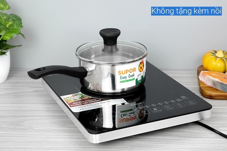 Bếp hồng ngoại Hommy 833 có thể nấu hầu hết tất cả các loại nồi