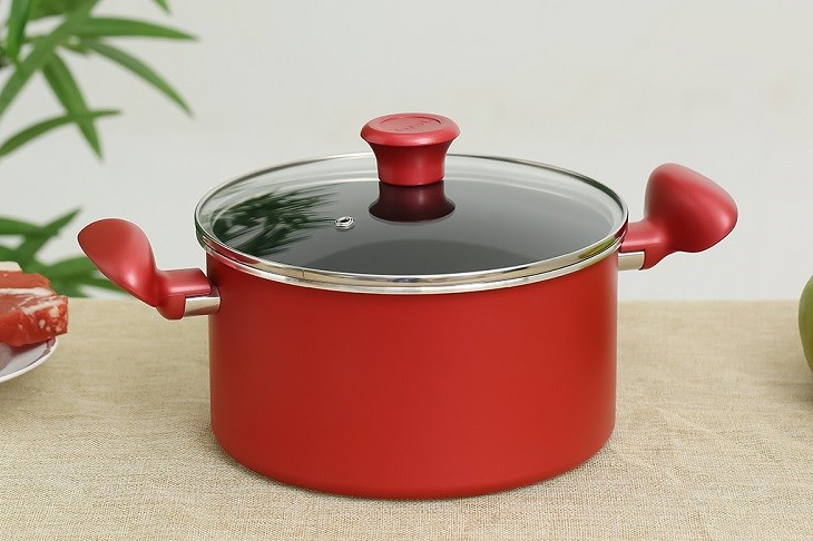 Nồi nhôm chống dính nắp kính 22 cm Tefal So Chef G1354595