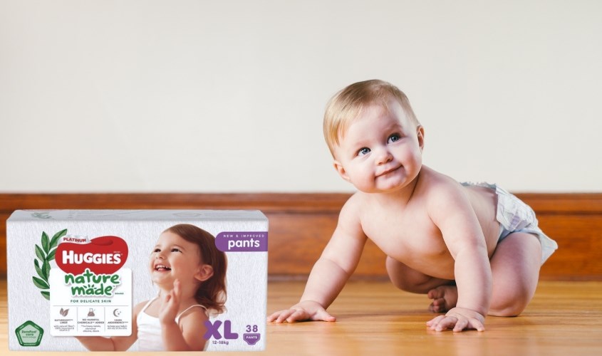Tã quần Huggies Platinum nature made siêu cao cấp size XL 38 miếng (12 - 18kg) Tã quần Huggies Platinum nature made siêu cao cấp size XL 38 miếng (12 - 18kg)