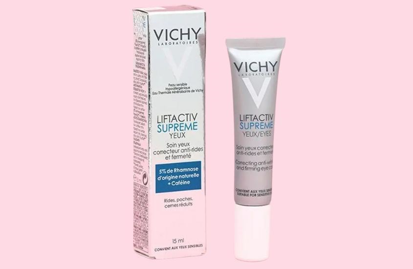 Kem dưỡng mắt giảm nếp nhăn và chống lão hoá 5% Rhamnose Vichy Liftactiv Eyes Supreme 15 ml