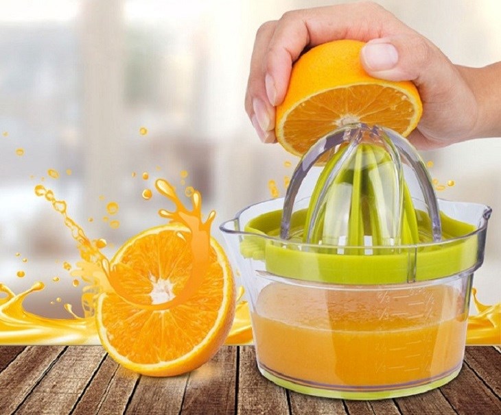 Máy vắt cam bằng tay có thiết kế cấu trúc khá đơn giản