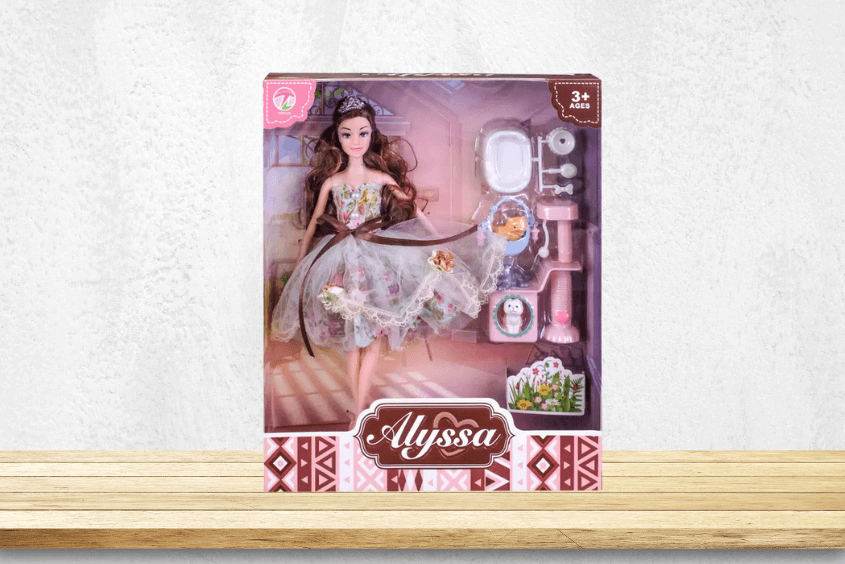 Bộ đồ chơi búp bê và phụ kiện TingLok TL-26022 kích thích sự sáng tạo cho bé