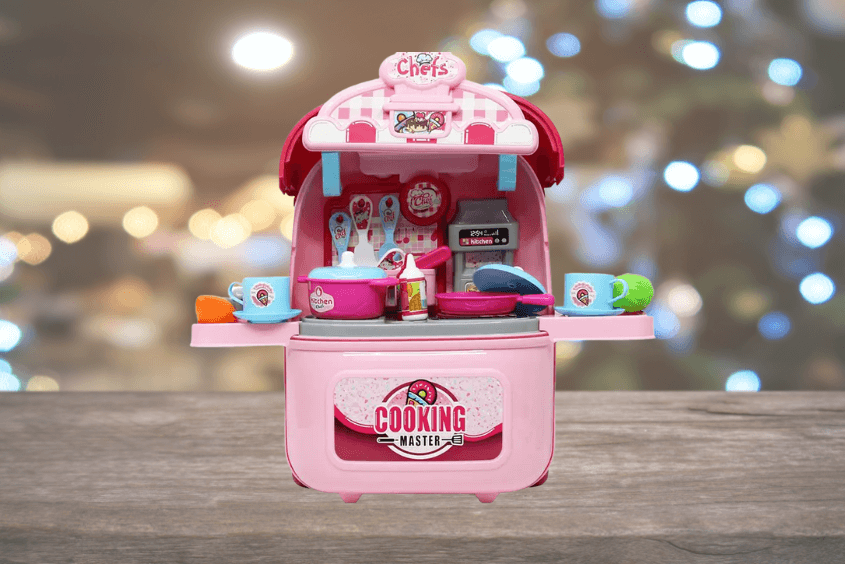 Đồ chơi vali kéo nhà bếp VBCare VBC-008-981A phát triển khả năng nhận biết vật thể cho bé